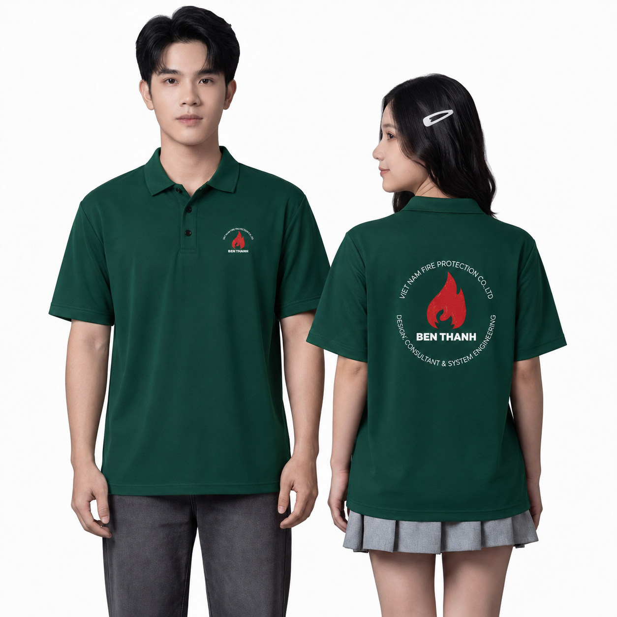 POLO XANH RÊU-0