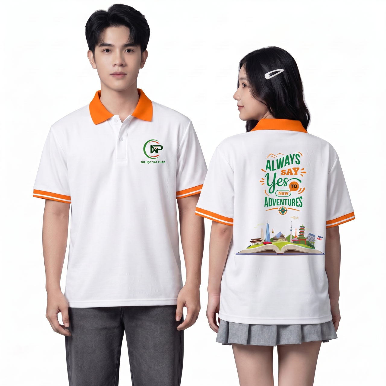 POLO TRẮNG - CAM-0