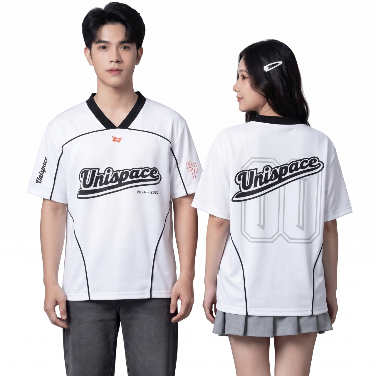 POLO TRẮNG CỔ V-0