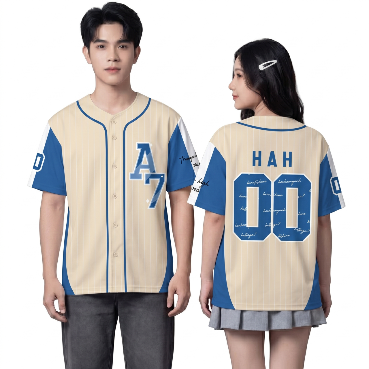 ÁO BÓNG CHÀY VÀNG BE, XANH BIỂN-0