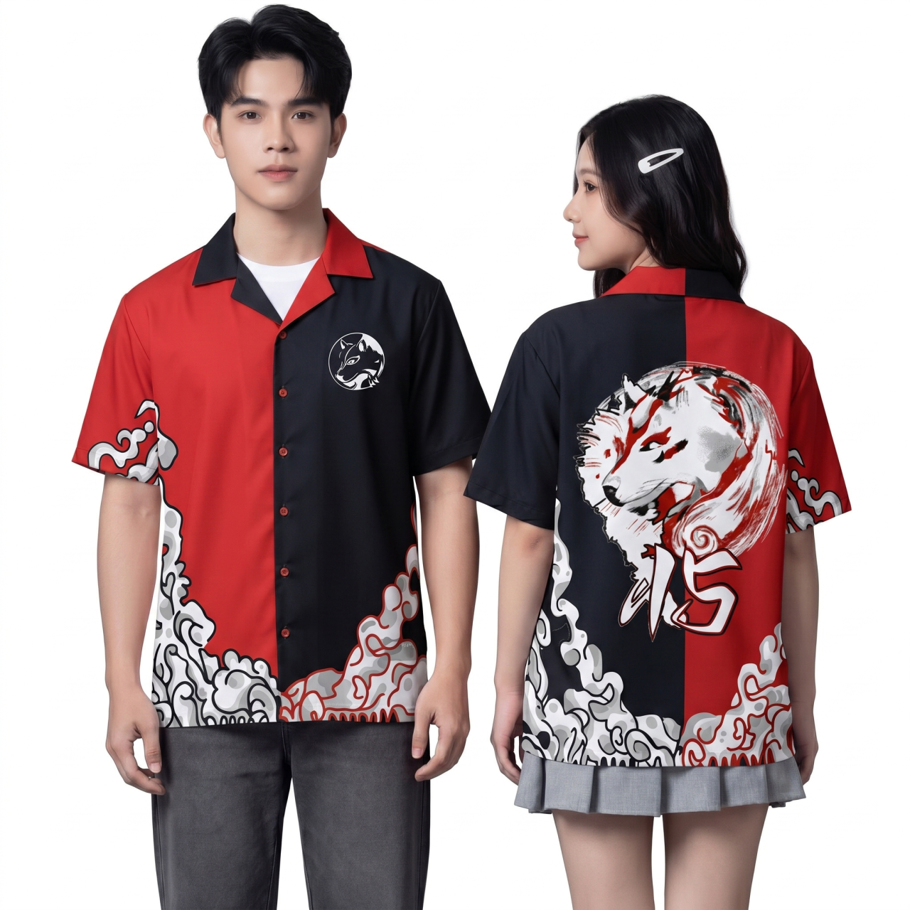 SƠ MI HOẠ TIẾT ĐỎ VÀ ĐEN-0