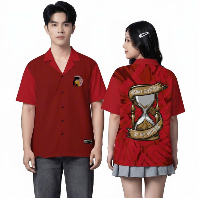 SƠ MI ĐỒNG HỒ CÁT ĐỎ-1