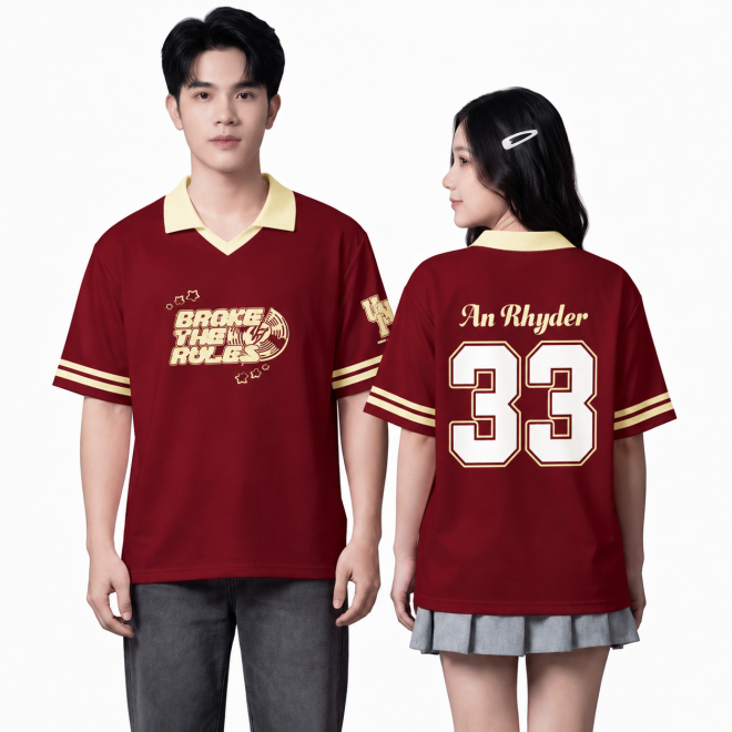 POLO ĐỎ ĐÔ - VÀNG BE-1